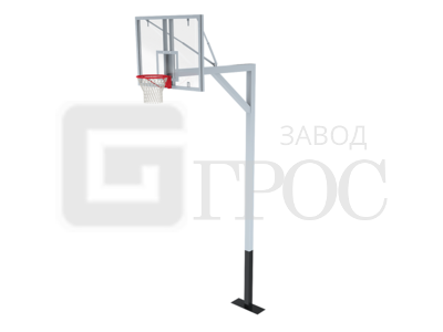 Комплект для игры в баскетбол с щитом из оргстекла - фото для сайта в Перми
